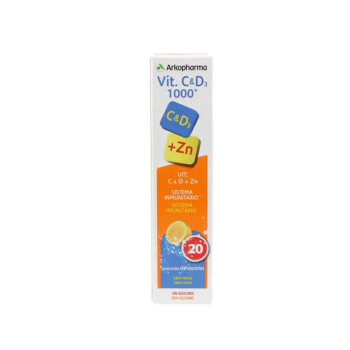 Arkopharma Vitamin C and D3 1000mg 20 Tablets Arkopharma Vitamin C and D3 1000mg 20 Tablets