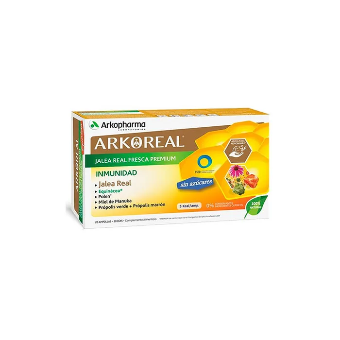 Arkopharma Arko Real Royal Jelly Royal Jelly Immunity Senza Zucchero