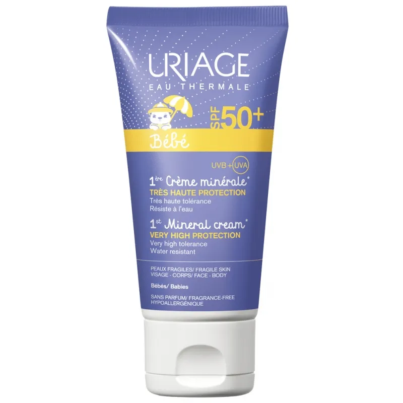 Crema minerale Uriage Baby SPF50+ 50 ml