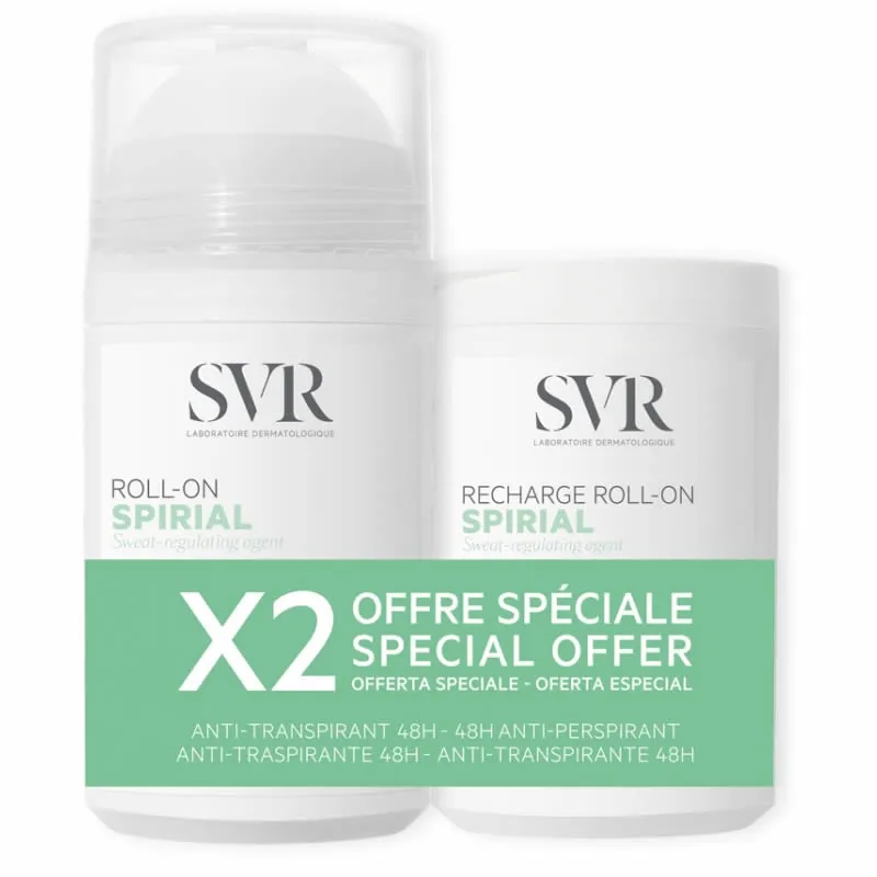 Svr Spirial 48H Antitraspirante Roll-On 50 ml + Ricarica Roll-On 50 ml