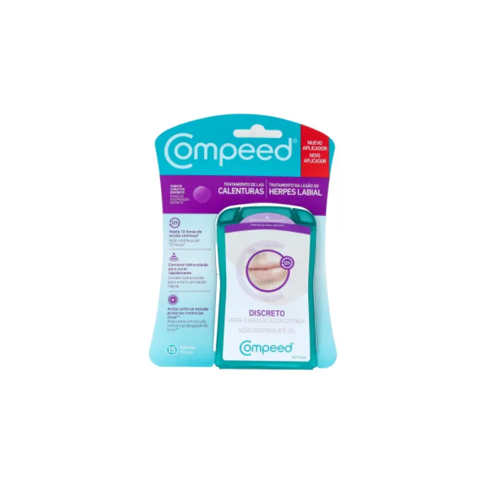 Cerotto invisibile Compeed per herpes labiale, 15 unità