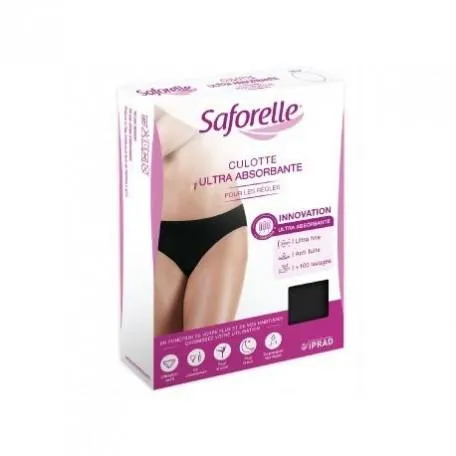 Saforelle Ultra Assorbente Corto Nero Taglia M