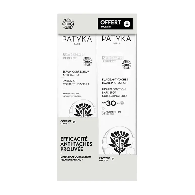 Patyka Pack Siero Anti-Macchie Perfetto 30ml + Fluido Spf30 50ml