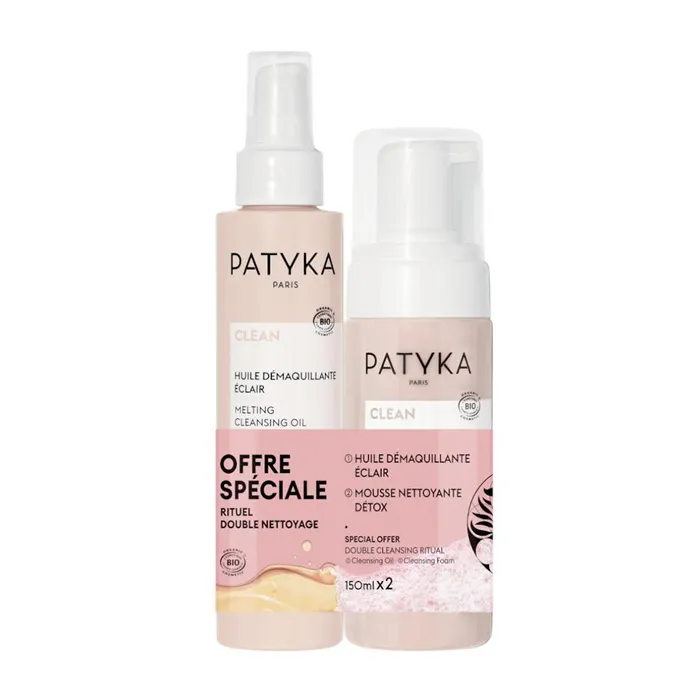 Patyka Olio detergente 150 ml + Schiuma detergente 150 ml Set di 2 pezzi