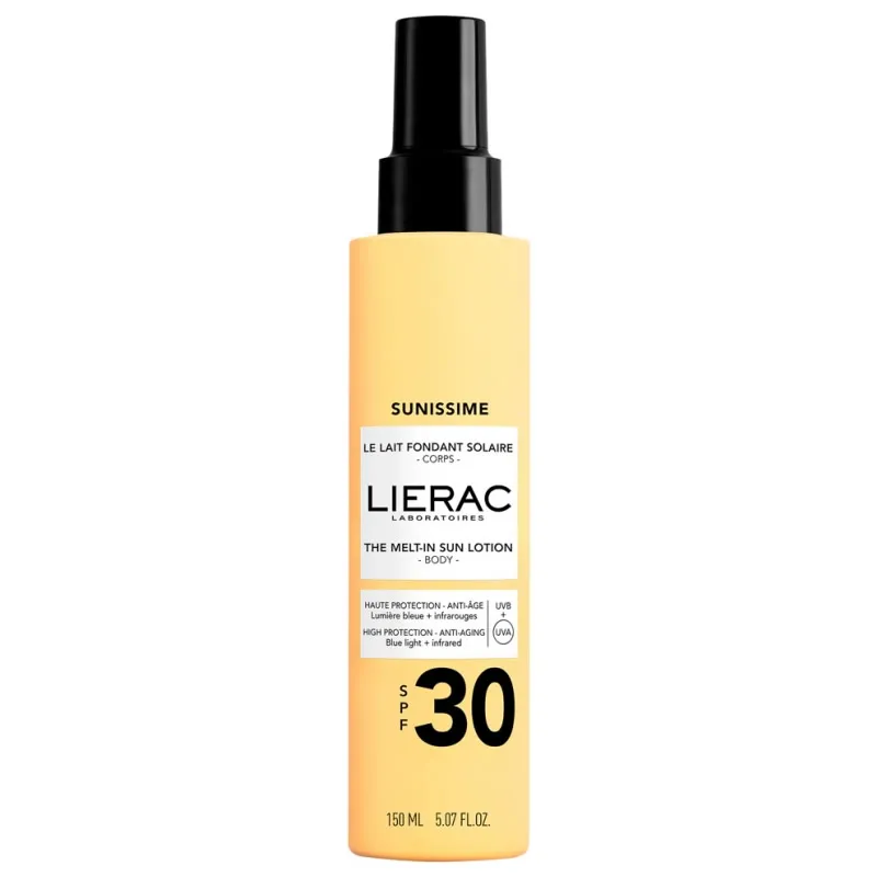 Lierac Sunissime Latte Corpo Solare Fondente Spf30 150ml