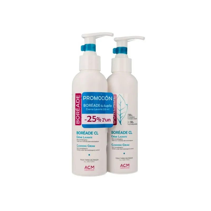 Crema detergente Noviderm Boreade CL 2x200ml