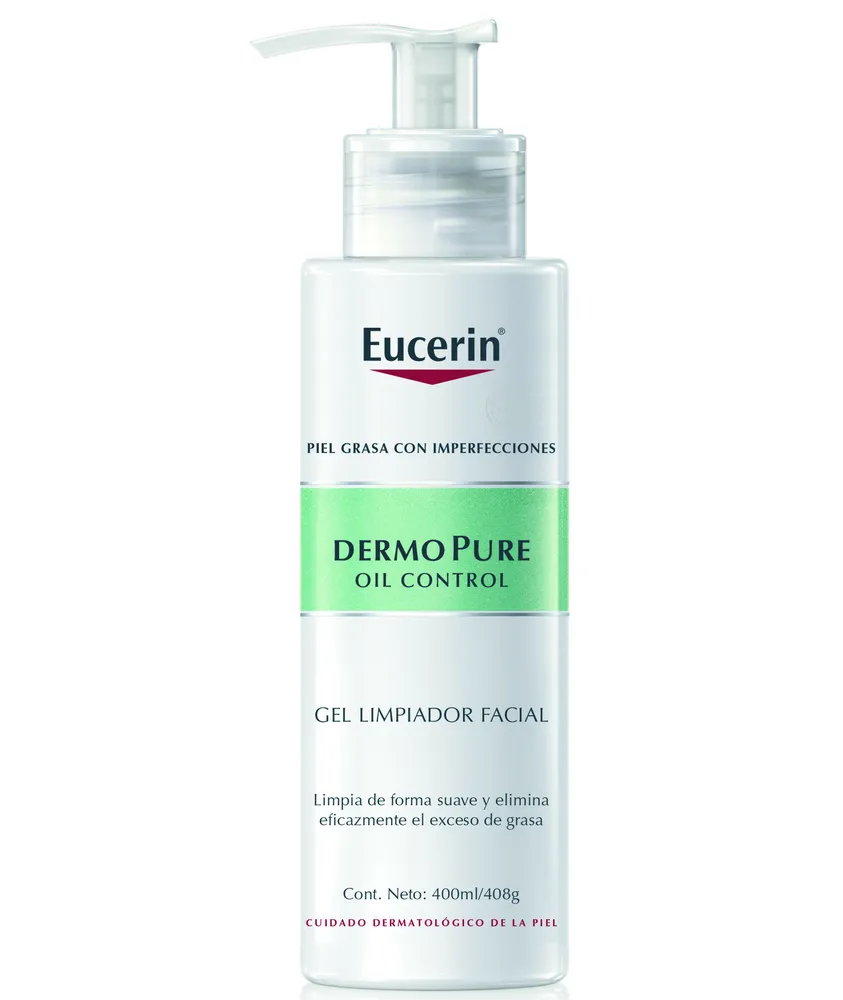 Eucerin Dermopur Oil Control Gel Detergente Viso 200 ml