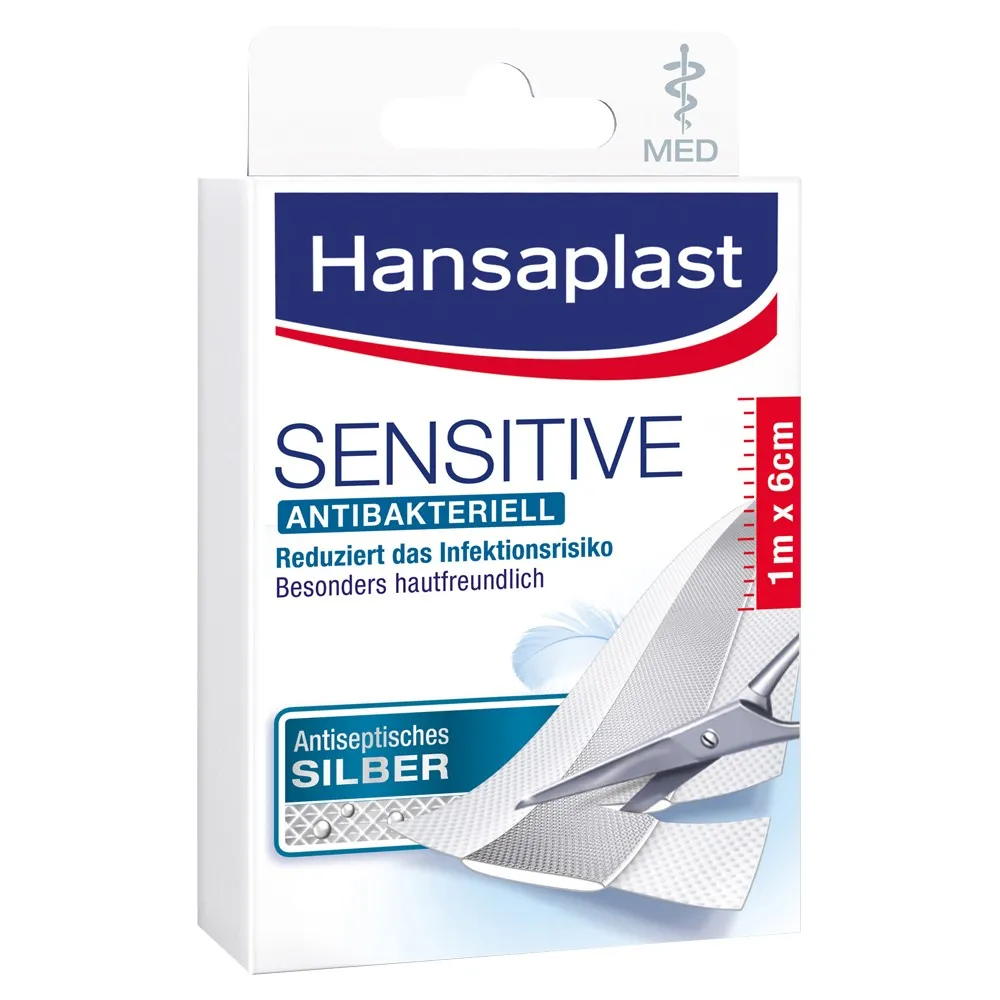 Hansaplast Med Sensitive 1 mx 6 cm 1 pz