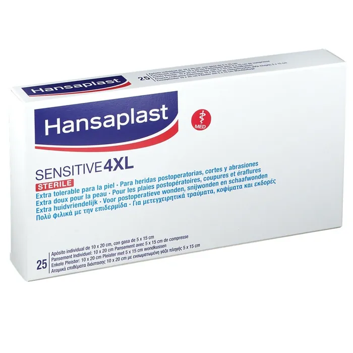 Hansaplast Sensitive 4Xl 25 unità