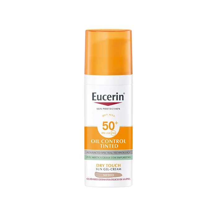 Eucerin Crema Gel Controllo Olio Colore Medio Spf50+ 50 ml