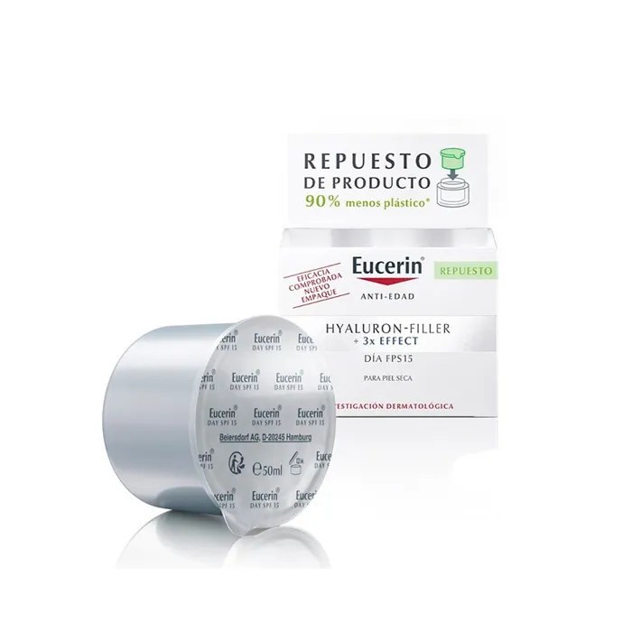 Eucerin Hyaluron Filler Day Pelle Secca SPF15 Ricarica 50 ml