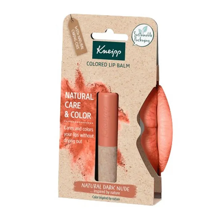 Balsamo labbra colorato Kneipp Natural Dark Nude 3,5g