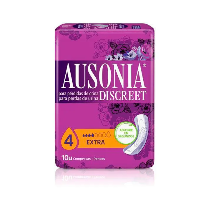 Compresse Ausonia Discreet Extra Urine Loss 10U