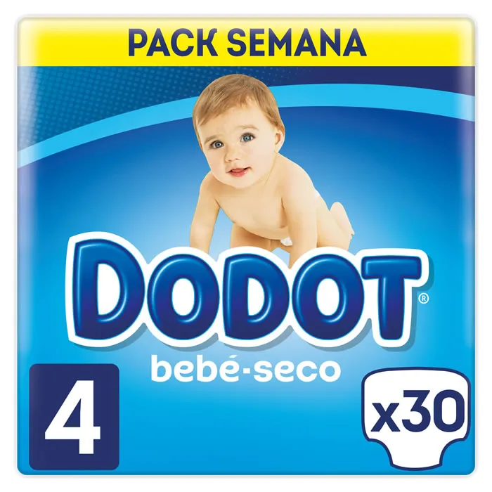 Pannolini Dodot Baby-Dry taglia 4, 30 pannolini