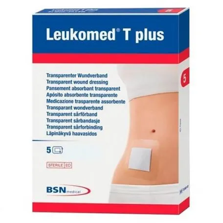 Leukomed T Plus Medicazione assorbente trasparente 10×35 cm 5 unità Bsn Medical