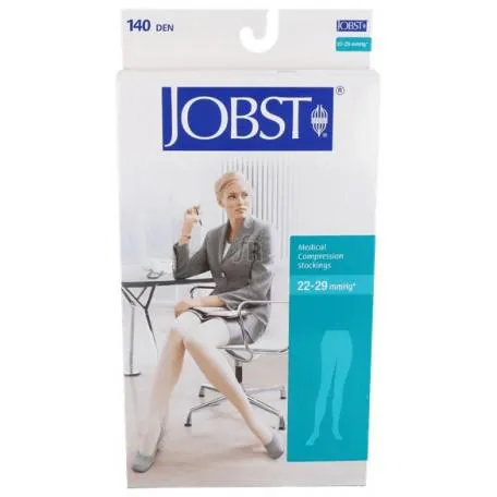 Collant corti a compressione regolare Jobst, neri, taglia 6, BSN Medical