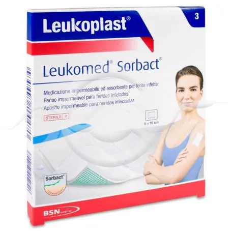 Bsn Medical Leukomed Sorbact Sterile Opposite Adh 8 X