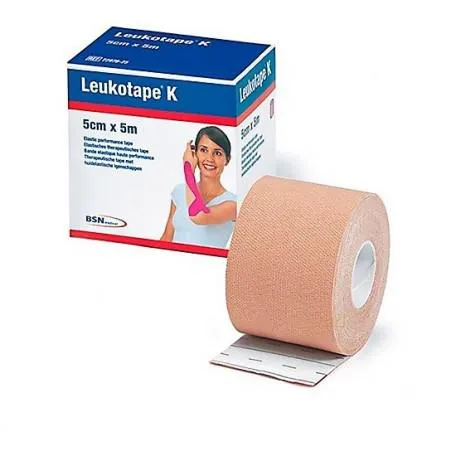 Bsn Medical Leukotape K Benda tecnica neuromuscolare Vnm Beige 5 cm x 5 cm