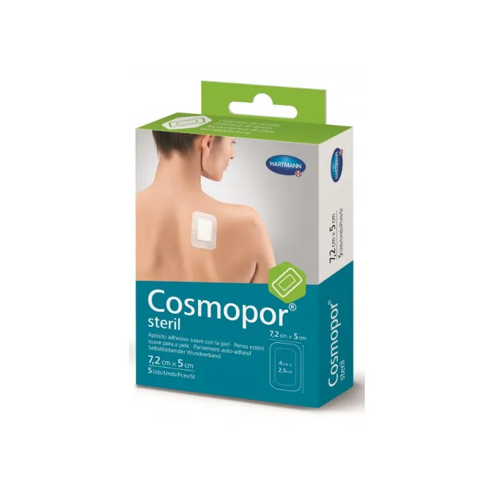 Hartmann Cosmopor Steril 7,2x 5 cm 5 unità