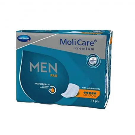 Hartmann Premium Men Pad 5 gocce protezione maschile 14 unità Molicare