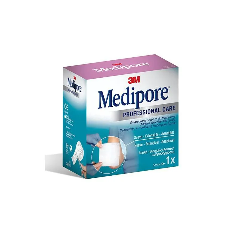 Esparadrapo Hipoalergico Medipore 10m X 5cm