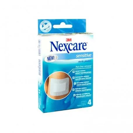 3m Nexcare Sensitive Sterile Apostille 4 pezzi 7,6 X 10,1 cm