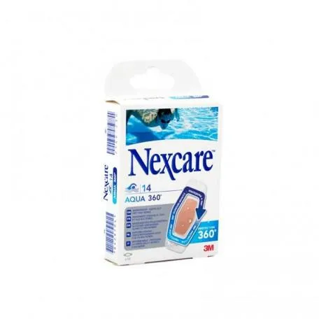 Nexcare En Delaval Ca: Assortimento di strisce adesive Aqua 360° 14 pezzi