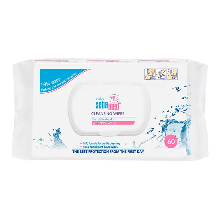 Salviettine struccanti per bambini Sebamed 60 unità