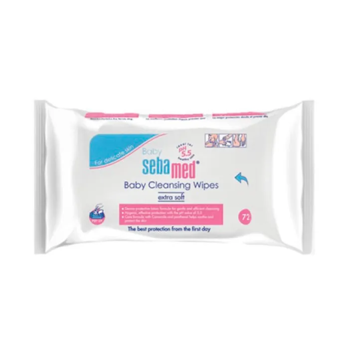 Salviettine struccanti per bambini Sebamed 72u