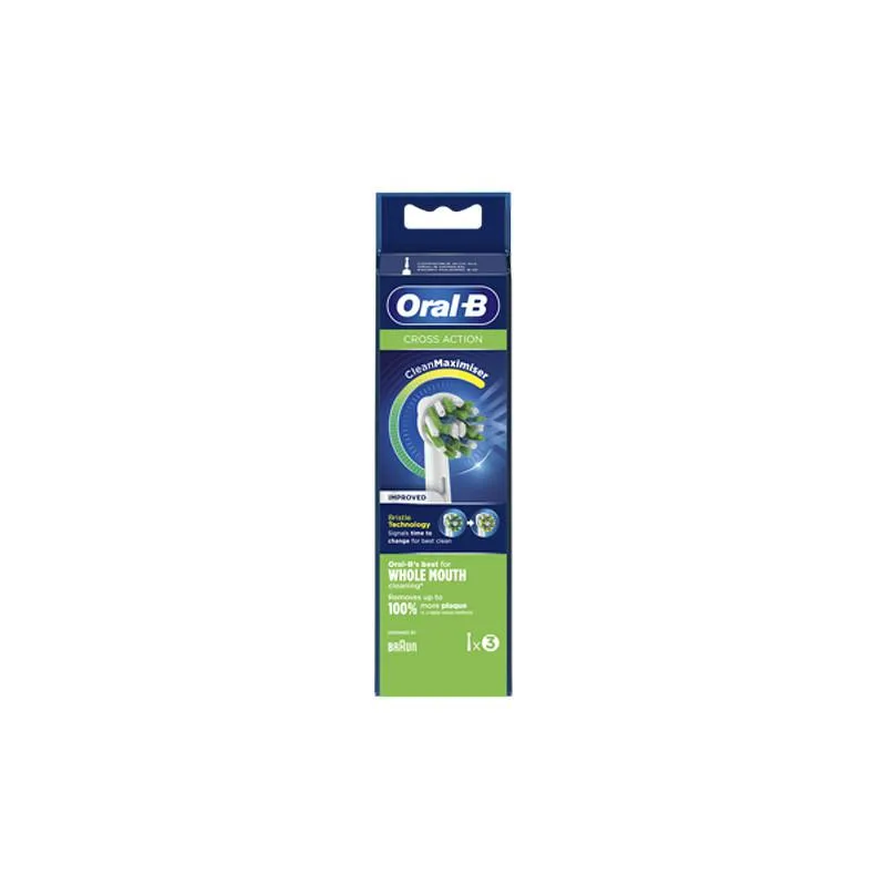 Ricarica per spazzolino Oral-B Cross Action, 3 pezzi.