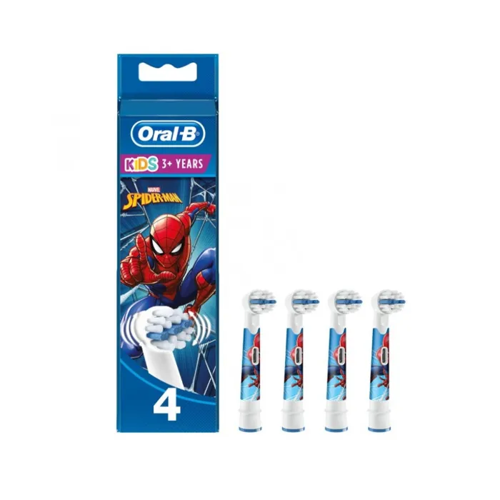 Ricarica per spazzolino elettrico Oral-B Spiderman 4 pezzi