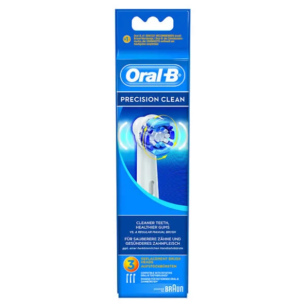 Testina per spazzolino elettrico Oral-B Precision Clean 3 unità (eb 20-3 Precision Clean)
