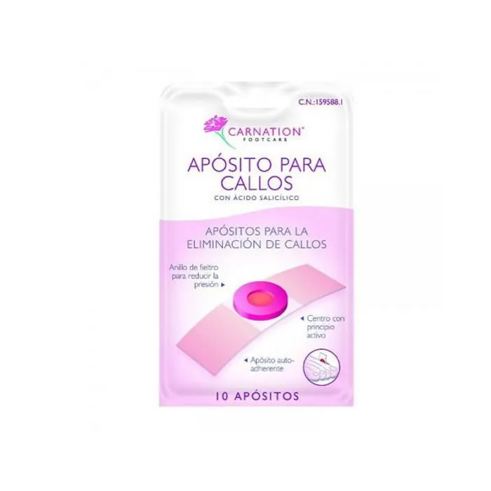 Cerotti per calli al garofano, acido salicilico, 10 unità