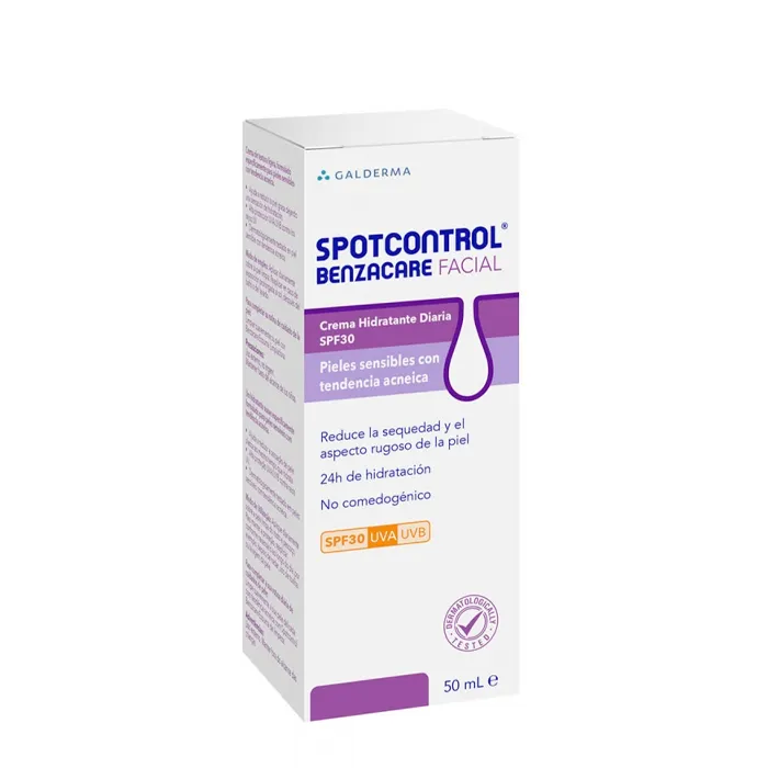 Benzacare Spot Control Crema Viso Idratante Spf30 50 ml