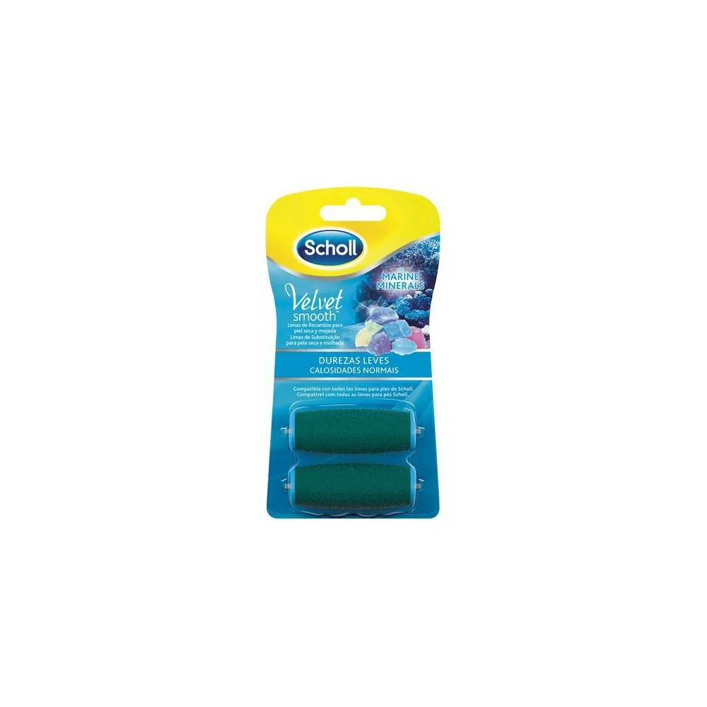 Dr. Scholl 2 testine di ricambio Velvet Diamond Durezza