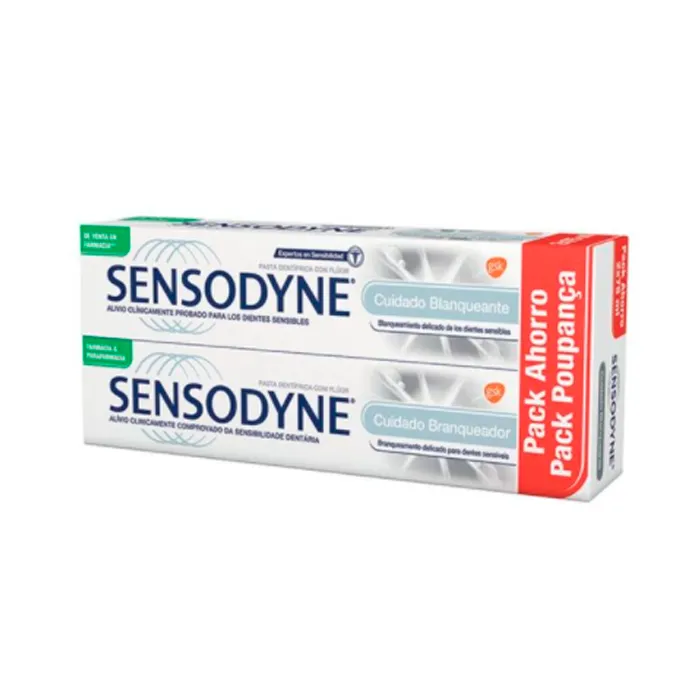 Dentifricio sbiancante Sensodyne 2x75ml
