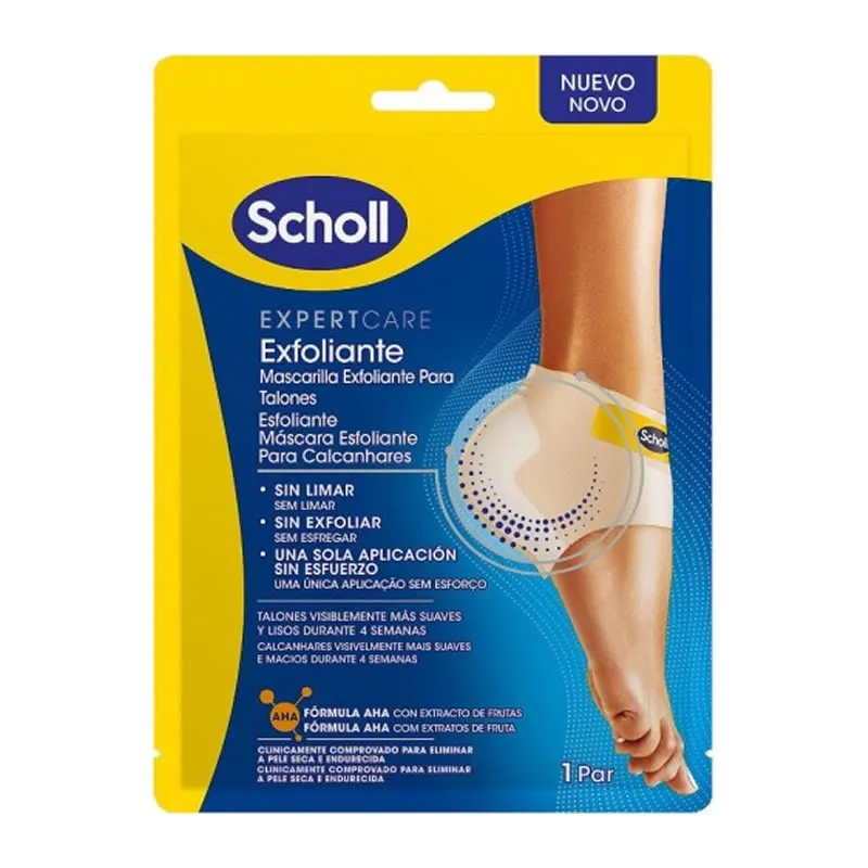 Maschera esfoliante per talloni Scholl, 1 paio