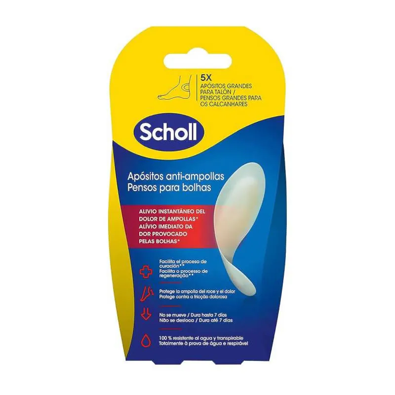 Cerotti per talloni anti-vesciche Dr. Scholl Large – 5 unità