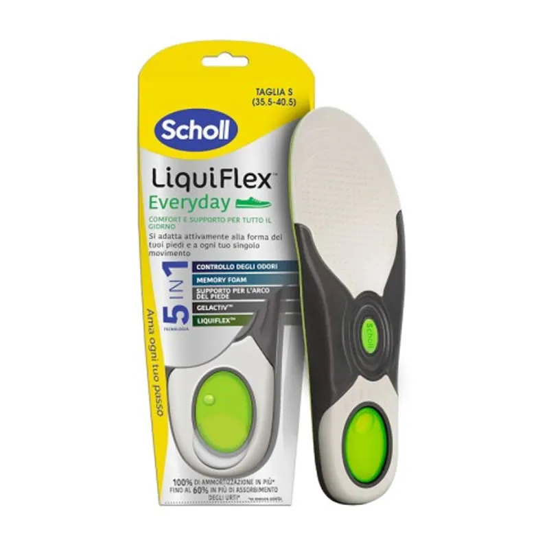 Soletta comfort Scholl Liquiflex per uso quotidiano, taglia S