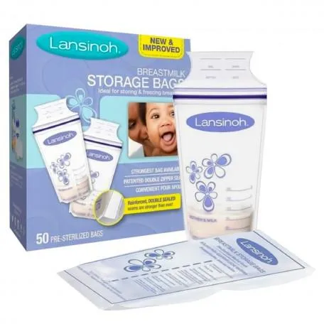 Sacchetti per la conservazione del latte Lansinoh 50u