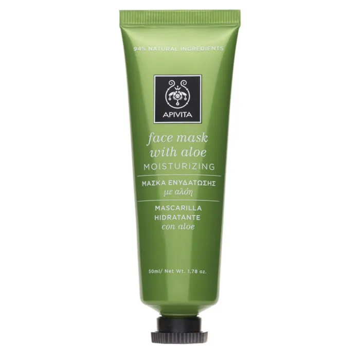 Maschera viso idratante Apivita con aloe 50 ml