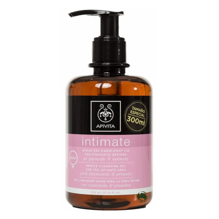 Apivita Gel Detergente Delicato per la Zona Intima per Uso Quotidiano 300ml