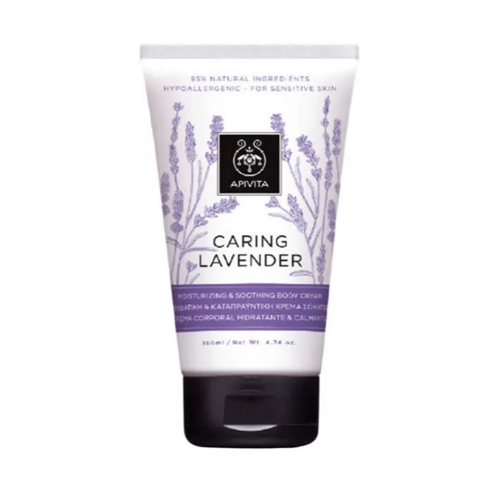 Apivita Caring Lavender Crema Corpo Ipoallergenica Idratante e Lenitiva 150ml