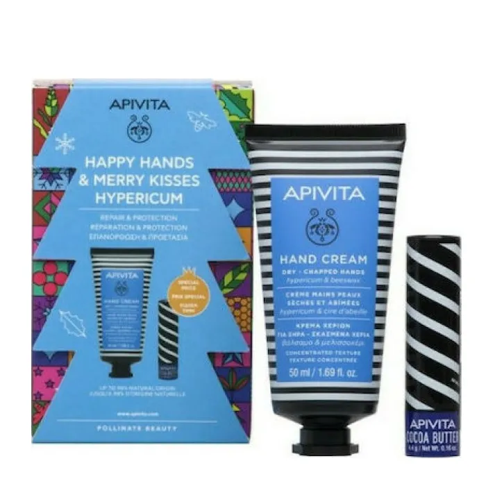 Apivita Crema Mani Hypericum Repair Y Protection 50 ml Set 2 Pezzi