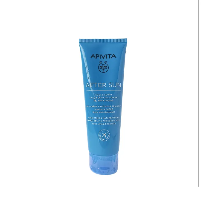 Apivita After Sun Crema-Gel Rinfrescante e Lenitiva per Viso e Corpo 100ml