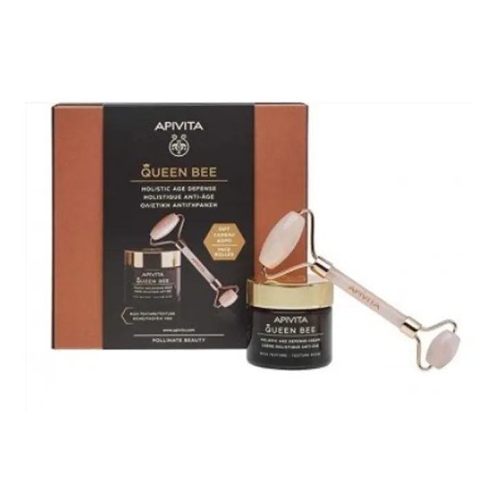 Apivita Queen Bee Crema Texture Ricca 50 ml Set 2 Pezzi