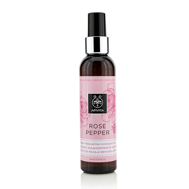Apivita Olio Corpo Rimodellante al Pepe Rosa 150ml