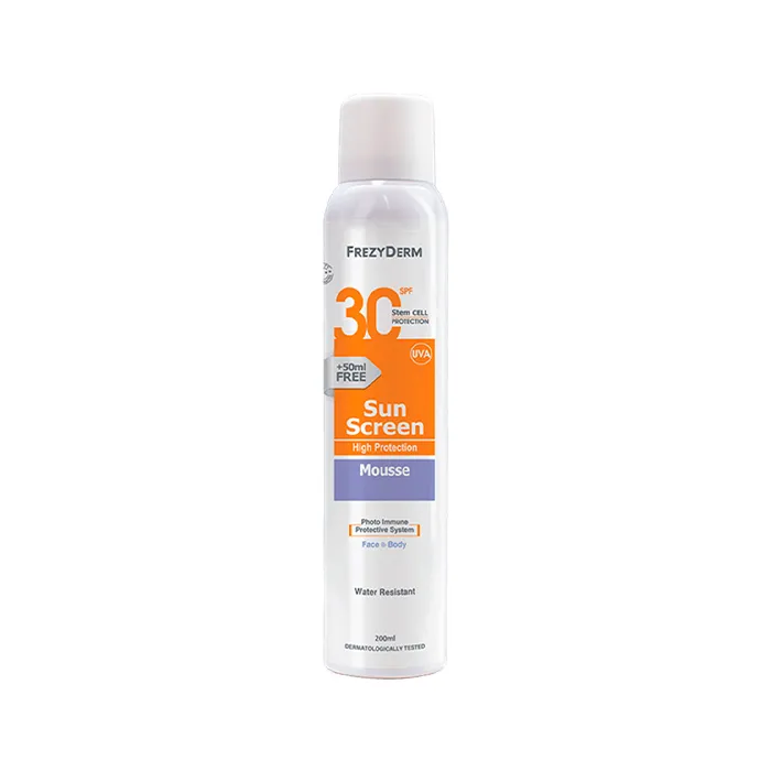 Mousse solare Frezyderm SPF30+ 200ml