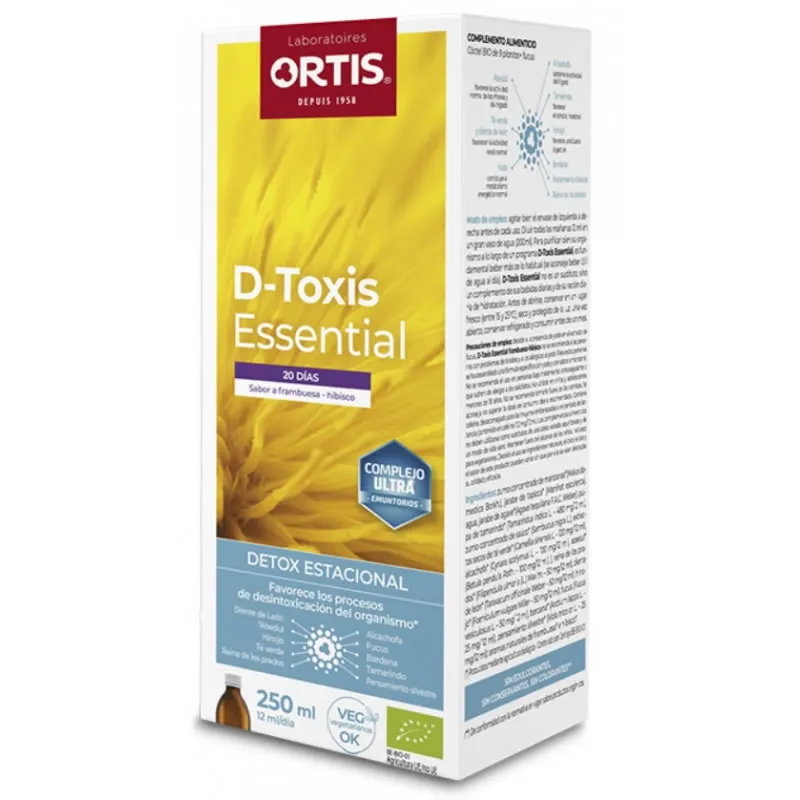 Otis D-toxic Essential Lampone-Ibisco 250ml
