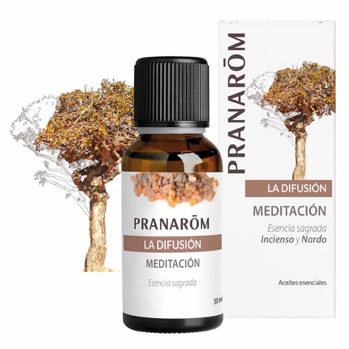 Pranarom Meditation Diffusion Sacred Incense Organic Essential Oil 30 ml